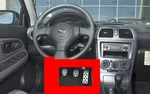 Street Design Liquid Solid Billet Pedal Kit Fits: 03-07 Subaru Impreza. Fixed Price $47.50.