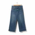 Uniqlo Lemaire High Rise Wide Leg Jeans Blue Size 26 Au 8 100% Cotton 194094. Fixed Price $39.29.