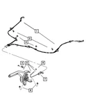 Genuine Mopar Parking Brake Lever 1QB321X9AB. Fixed Price $123.79.
