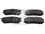 Rear Axle Febi Bilstein 16641 Brake Pad Set, Disc For Isuzu, Opel, Va. Fixed Price $28.57.