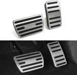 Silver Aluminum Foot Gas Brake Pedal Pads Cover Cap Fits Accord Civic Cr-v Pilot. Fixed Price $46.00.