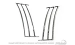 Drake Muscle Cars Quarter Panel Molding Ornaments Plastic Chrome Chevy Pair. Fixed Price $145.95.