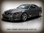 2003 Ford Mustang S281 Sc Saleen New Metal Sign: 12 X 16" Ships Free. Fixed Price $34.88.