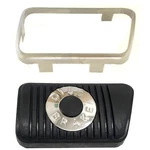 1965 1973 Mustang Disk Brake Pedal Pad & Stainless Trim Standard Transmission. Fixed Price $31.99.