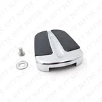 Httmt Chrome Large Pedal Pad For Harley Softail Slim Fls/ Road Glide Fltrx. Fixed Price $32.15.