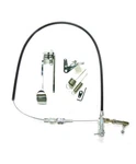 Street Rod Chrome Spoon Gas Pedal 36" Black Throttle Cable Bracket & Spring Kit. Fixed Price $54.75.