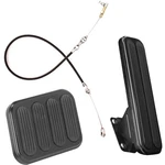 Lokar Midnight Series Xl Throttle/brake Pedal Kit, With Cable. Fixed Price $408.85.