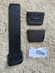 1963-1967 Corvette Gas & Clutch Pedal Pads For Power Brakes W/screws. Fixed Price $32.00.