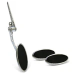 Chromed Billet Firewall Mount Gas & 2 Small Oval Brake/clutch Pedals. Fixed Price $199.95.