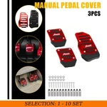3-30 Red Non-slip Aluminum Alloy Pedal Pad Manual Transmission Brake Cover. Fixed Price $104.88.