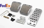 3PCS Car Non-slip Pedal Aluminum Foot Rest Pad Cover For Accord Civic Crx Acura. Fixed Price $34.39.