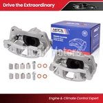 Pair Front Side Brake Calipers W/ Bracket For Jeep Wrangler Dodge Grand Caravan. Fixed Price $103.50.