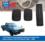 Set Clutch Brake Accelerator Pedal Pad Fit Nissan / Datsun 720 Pickup 1980-1986. Fixed Price $19.49.