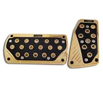 2 Pcs Black Gold Automatic Car/suv Brake Gas Foot Pedal Pads Covers. Fixed Price $26.99.