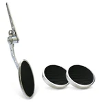 Chromed Billet Firewall Mount Gas & 2 Round Brake/clutch Pedals. Fixed Price $199.95.