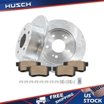 Rear Brake Rotors Ceramic Pads For Honda Accord Civic Acura Integra Rsx. Fixed Price $69.31.