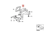 Bmw Z3 Roadster E36 325TD Supporting Bracket Foot Controls 35101164843. Fixed Price $77.14.