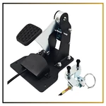 Universal Right Passenger Side Dual Brake Pedal Rhd Conversion Kit Black. Fixed Price $172.00.