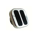 Polished Billet Aluminum Dimmer Switch Pad With Rubber Inserts Hot Rod Sbc Bbc. Fixed Price $15.97.
