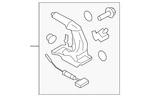 Genuine Nissan Parking Brake Handle Assembly 36010-6AV3A. Fixed Price $261.30.