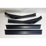 99-05 Bmw E46 3-SERIES 4DOOR Front Rear Sill Cover Entry Trim Set Black Oe. Fixed Price $90.00.