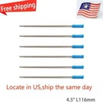 4.5" L116MM Ballpoint Metal Ballpen Refill 12PCS Blue Fits For Cross 8513 8511. Fixed Price $6.92.