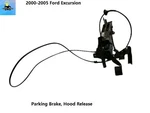 2C3Z-2455F-CRM 00-05 Ford Excursion Emergency Parking Brake Foot Pedal Hood Pull. Fixed Price $139.00.
