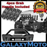Rock Crawler Front BUMPER+4X Roll Bar Grab Handle Fit 07-18 Jeep Jk Wrangler. Fixed Price $323.98.