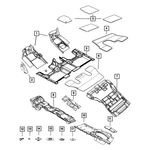 For Dodge Durango 2011-2025 55197431AB Foot Rest. Fixed Price $43.70.