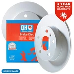 Quinton Hazell Replacement Rear Axle Solid 302MM Brake Disc Pair Set - BDC5561. Fixed Price $43.70.