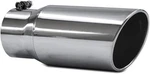 3" - 3.5" Out 8" Single Wall Angled Rolled Edge Tip Polished. Fixed Price $24.99.