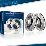 12.64" Front Drilled Brake Rotors For Audi A4 A6 Allroad Quattro S4 Seat Exeo. Fixed Price $105.05.