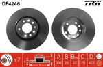 Trw DF4246 Brake Disc For Opel, Saab, Vauxhall. Fixed Price $63.19.