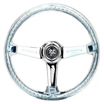 Steering Wheel 3-SPOKE Matsuri Clear Acrylic Reinforced Twisted. Fixed Price $213.25.