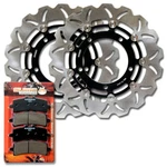 Front Brake Disc Rotor+ Pads For Suzuki Gsx 1300 Hayabusa 2013-2020. Fixed Price $185.65.