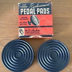 Anchor Brake Clutch Pedal Pads Nos 33-48 Ford 36-48 Lincoln 39-48 Mercury Zephyr. Fixed Price $17.99.