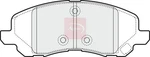 Apec PAD1544 Brake Set For Disc Front Akebono System Dodge Avenger. Fixed Price $51.90.