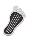 Mr. Gasket Foot Print Pedal Pad - Aluminum Chrome & Painted Black Trim. Fixed Price $44.40.