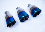 Blue Flame Angle Cut Double-wall Exhaust Tip 7 Length. Fixed Price $48.10.