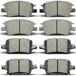 Talamoyi D1844 D1857 Front Rear Disc Ceramic Brake Pads Kit Replacement For.... Fixed Price $59.30.