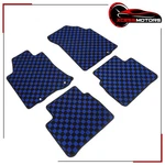 For 2013-2018 Nissan Altima Sedan Checkered Carpets Floor Mats Black Blue. Fixed Price $49.99.