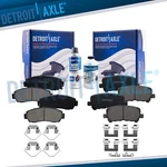 Front And Rear Ceramic Brake Pads With Hardware For 2011 - 2017 Honda Odyssey. Fixed Price $59.83.