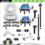For 2006-2011 Buick Lucerne Tie Rod End Wheel Hub Bearing With Brake Rotor Pad. Fixed Price $248.61.