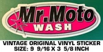 Mr. Wash - Vintage Original Vinyl Decal Sticker Motorcycles. Fixed Price $9.45.