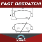 Brake Pads Set Fits Mitsubishi Eclipse Gk 1.5 Rear 2017 On 4B40 Brembo 4605B997. Fixed Price $63.62.