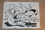 Original Painting Lowbrow Art Anthony Ausgang Oil Canvas 17 3/4 X 23. Fixed Price $565.15.