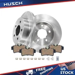 Rear Disc Brake Rotors And Ceramic Pads 1994-1998 Ford Mustang Base Gt. Fixed Price $68.46.