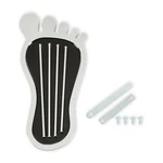 Mr. Gasket 9645 Foot Print Pedal Pad - Aluminum Chrome & Painted Black. Fixed Price $23.61.