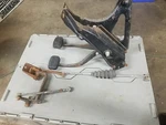1952 1953 Ford Passenger Car Clutch & Brake Pedal Assembly W/ Z Bar Rods Linkage. Fixed Price $395.00.